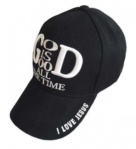 Aesthetinc Embroidery Christian Baseball Black in Men's Baseball Caps