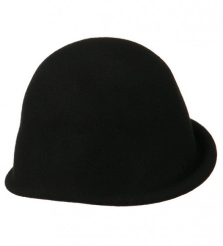 Womens Unique Brim Wool Cloche in Women's Bucket Hats