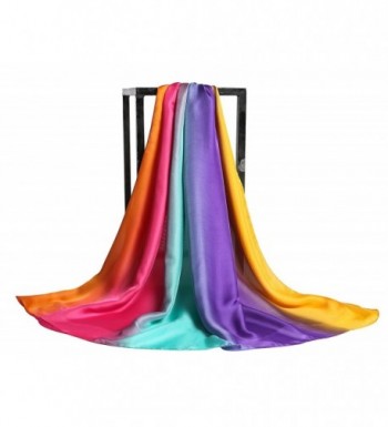 Gradient Colors Scarves Lightweight Shawls