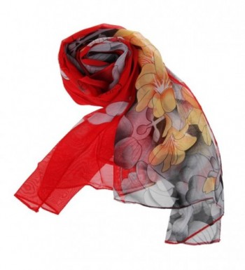 ChikaMika Fashion Scarves Chiffon Floral in Fashion Scarves