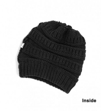 Lamdgbway Trendy Beanie Stretch Ponytail