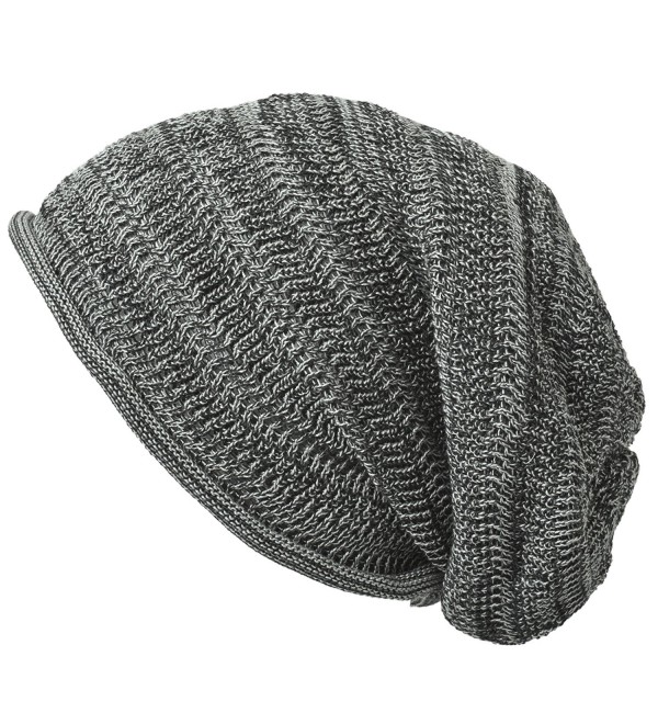 CHARM Casualbox Mens Womens Sports Beanie Made in Japan Sweat Absorbing - Mix Black - C3119O7J3TB