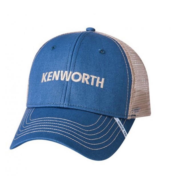 Kenworth Slate Blue & Tan Mesh SnapBack Cap - C112ENQLY0X