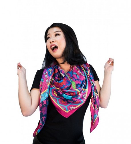 Amymode Womens Flowers Oversized Pashmina in Fashion Scarves