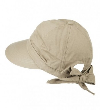 Womens Khaki Wide Gardening Visor