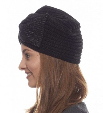 Cheerful Chill Knit Winter Black in Women's Skullies & Beanies