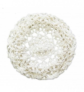 zefen Women's Light Beret Crochet Knitted Style For Spring Summer Fall - White - CC182OQO2EW