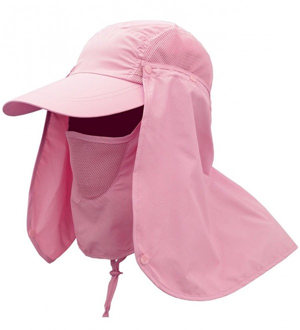 YOYEAH Fishing Quick drying Protection Removable - Pink - CY184HUYWU8