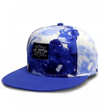 Cf2121 Water Flower Snapback Cap Royal C711YXNXT6T