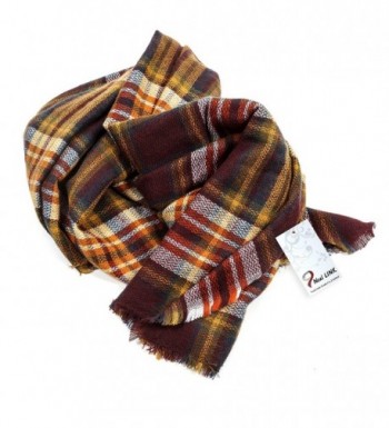 Womens Tartan Scarf Checked Pashmina in Fashion Scarves