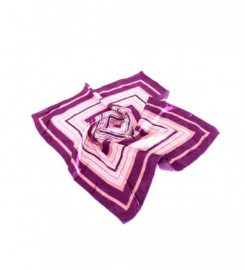 Elegant Square Design Satin Scarf