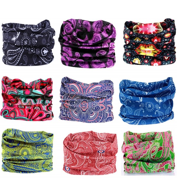 Headscarves Seamless Bandanas Headband Resistance - Paisley Scroll - CY12ES1ZYOF