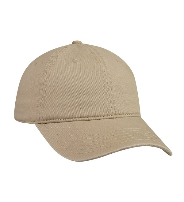 Cotton Twill Low Profile Caps Khaki CK11UZ3Y7VH