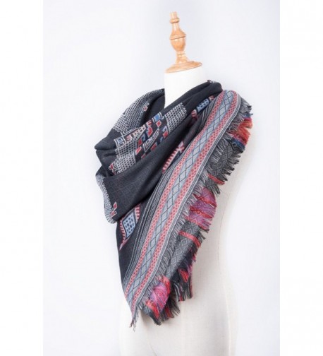 Amymode Womens Elegant western inspired pattern in Fashion Scarves