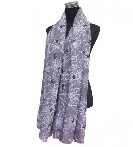 Lina Lily Halloween Spider Womens in Fashion Scarves