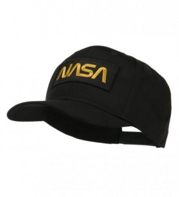 Black NASA Embroidered Patched Profile
