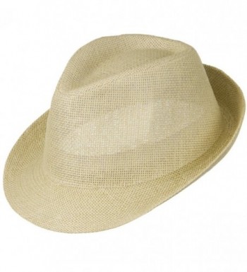 Twisted Toyo Straw Fedora Hat