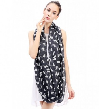 Lina Lily Rabbit Womens Infinity in Fashion Scarves