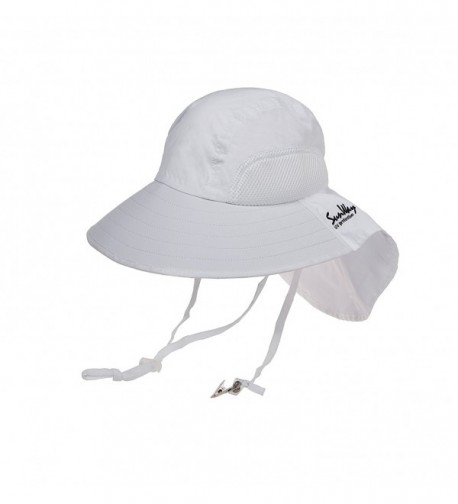 SunWay Sun Visor Wide Large Brim Hat UPF 50+ - White - CI12HRO6X9P