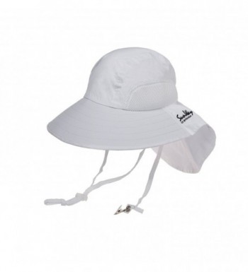 SunWay Sun Visor Wide Large Brim Hat UPF 50+ - White - CI12HRO6X9P