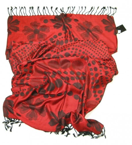 Lovarzi Women Floral Polka Pashmina