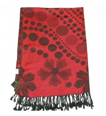 Lovarzi Women Floral Polka Pashmina in Wraps & Pashminas