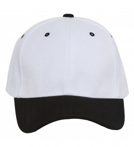 Two Tone Profile Adjustable Baseball White