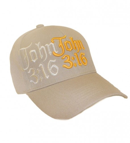 Beige Cap / John 3:16 - CY110M87JAP