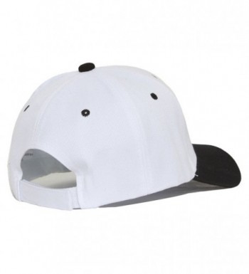 Two Tone Profile Adjustable Baseball White in Men's Baseball Caps