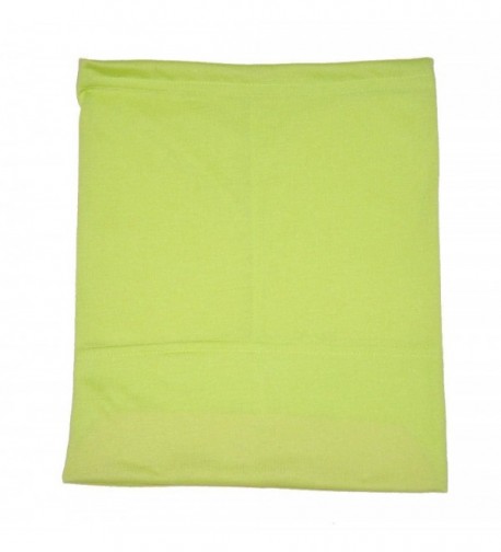 Zaffron Women's Under Scarf Hijab Tube Cap with Brim Bright Green - Bright Green - CB11JI9KEH5