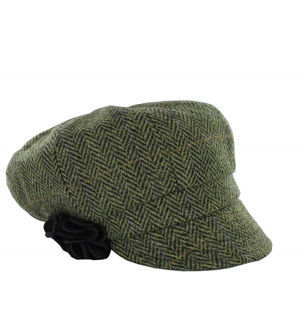 Women's "Irish Made" Newsboy Cap by Mucros Weavers - Color 51 - CZ12N5OVOT4