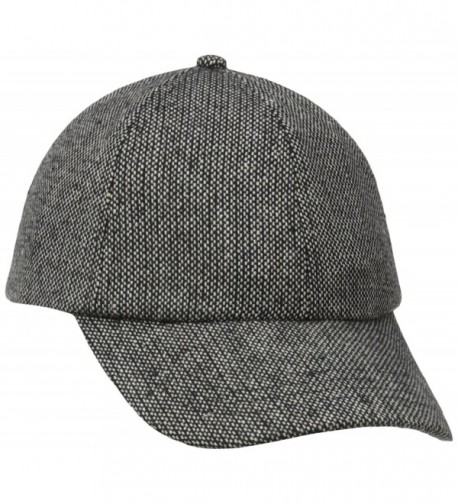 San Diego Hat Company Women's Tweed Cap - Black - CO11KYNAZXL