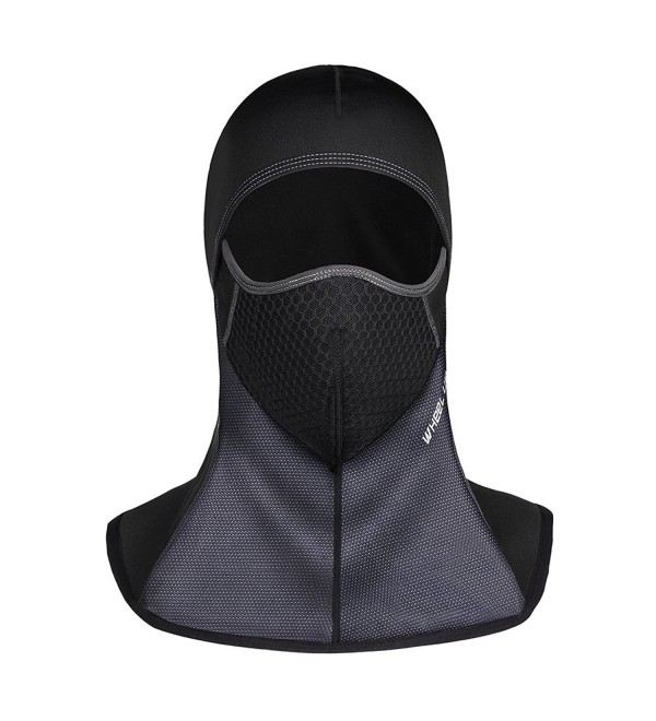 ROTTO Balaclava Ski Mask Motorcycle Cycling Thermal Windproof and Waterproof - Black-b(no Zipper) - C0189Y9XMW2