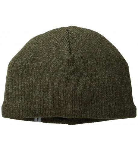 Turtle Fur - Men's N.E. Solid Ragg- Fleece Lined Ragg Wool Beanie - Oregano - C811CXBIWI3