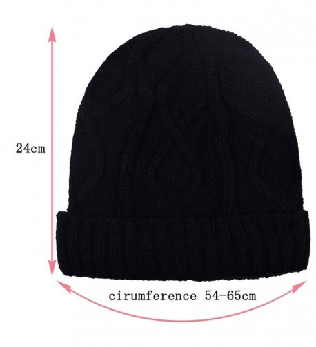 Beanies Fleece Lined Winter Thick in Women's Skullies & Beanies