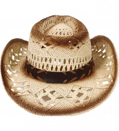 Classic Western Cowboy Summer Emblem in Men's Cowboy Hats