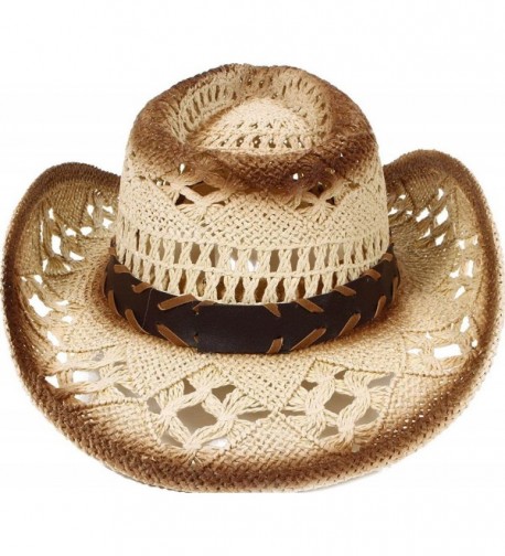 Classic Western Cowboy Summer Emblem in Men's Cowboy Hats