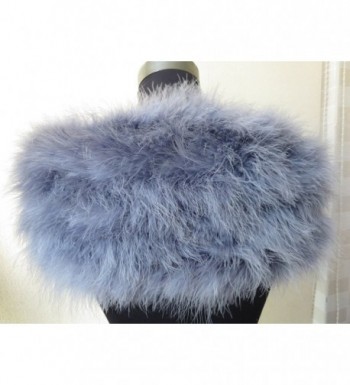 ostrich feather scarf bride accessories in Fashion Scarves