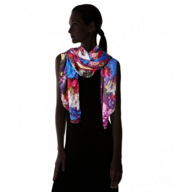 Quagga Green Womens Flower Market in Wraps & Pashminas