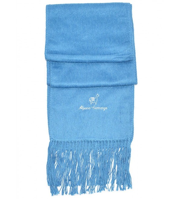 Gamboa Extra Warm Baby Alpaca Scarf - Light Blue - CH1264SWI3Z