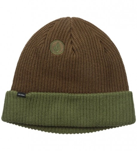 Volcom Men's 2-Tone Sweep Beanie - Teak - C712EDU3IWB