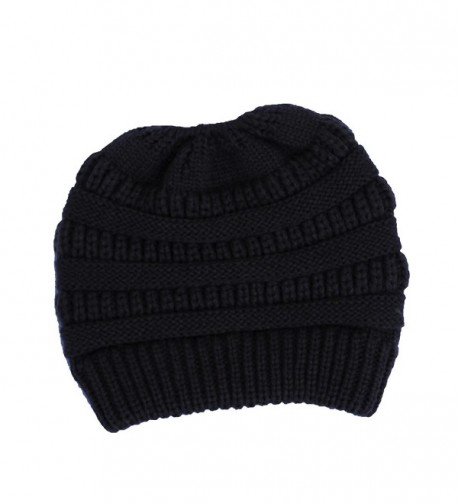 After2 Ponytail Beanie Women Winter in Women's Skullies & Beanies