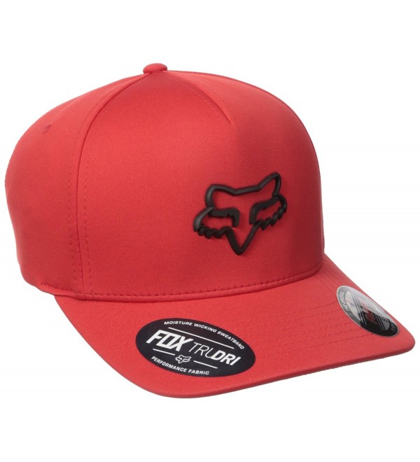 Fox Men's Lampson Flexfit Hat - Flame Red - CZ12GLGBSPT