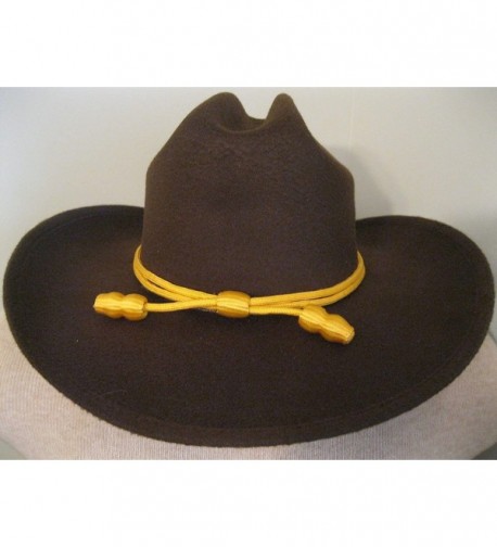 Western Cowboy Hat - Cattleman's with Cavalry Band - Brown - CG11MP2HGEB