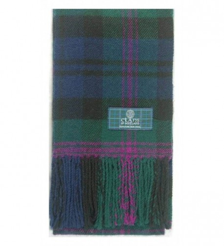 Lambswool Scottish Baird Modern Tartan in Cold Weather Scarves & Wraps