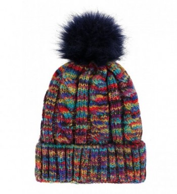 Arctic Heathered Multicolor Beanie Pompom