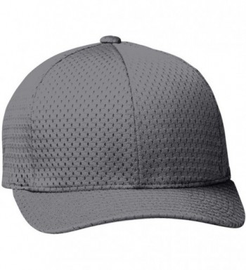 Yupoong Athletic 6-Panel Structured Mesh Cap - Silver - CG114I9SVVV