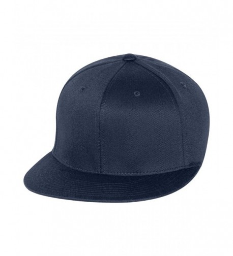 Yupoong Flexfit Wooly Twill Pro Baseball Cap On-Field Shape 6297F - Navy - C61124GGBZD