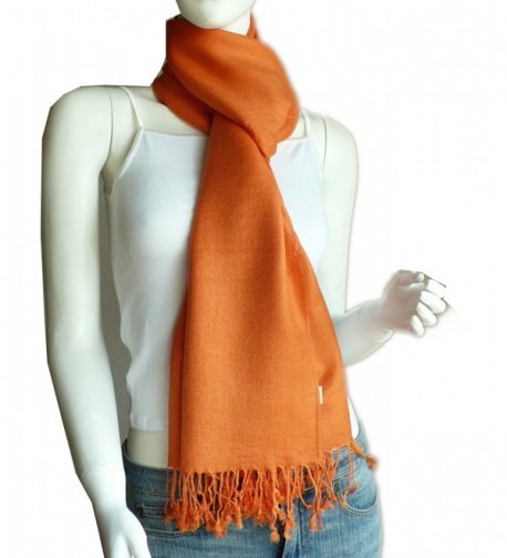 Pashmina Shawl Stole Scarf Orange