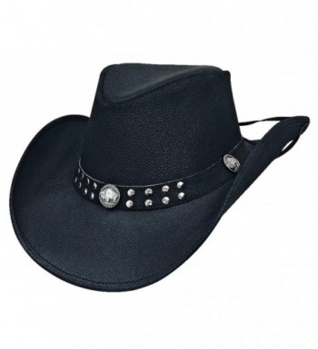 Montecarlo Bullhide Hats ALSTON Leather Western Cowboy Hat - CI11L1OW52H
